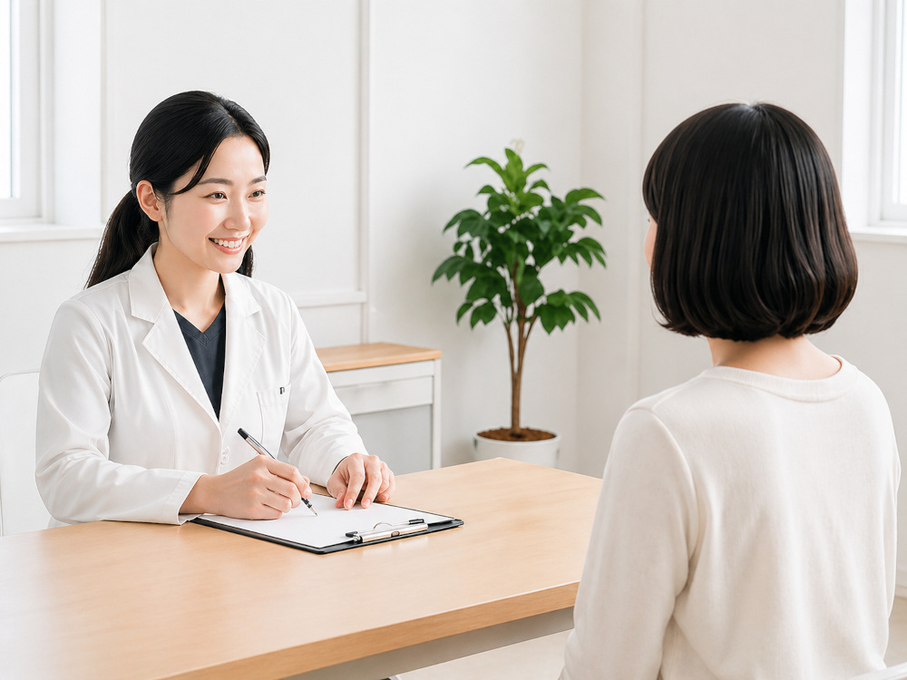 医師と患者様の画像